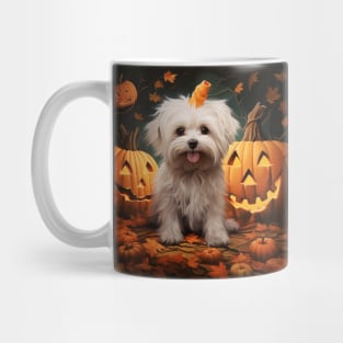 Maltese Halloween Mug